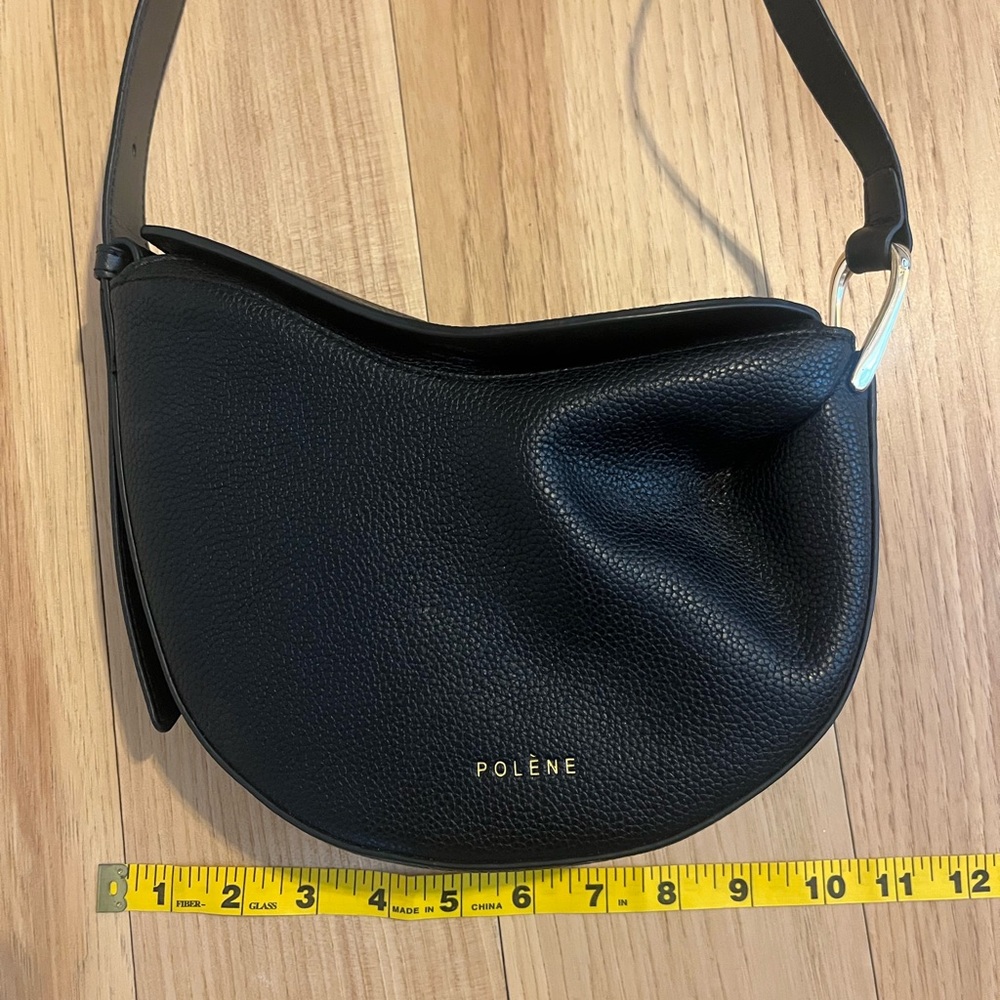 Polene Tonca Bag in textured leather - Picture 9 of 11